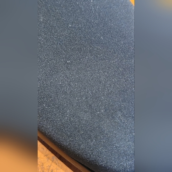 Bandolino black fabric 2 1/2in heel, square toed, wide heeled pumps Size 8.5 - Picture 6 of 8